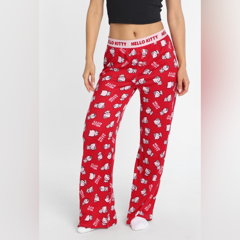 🔥 NWT 🔥 Hello Kitty Red Pajama Pants